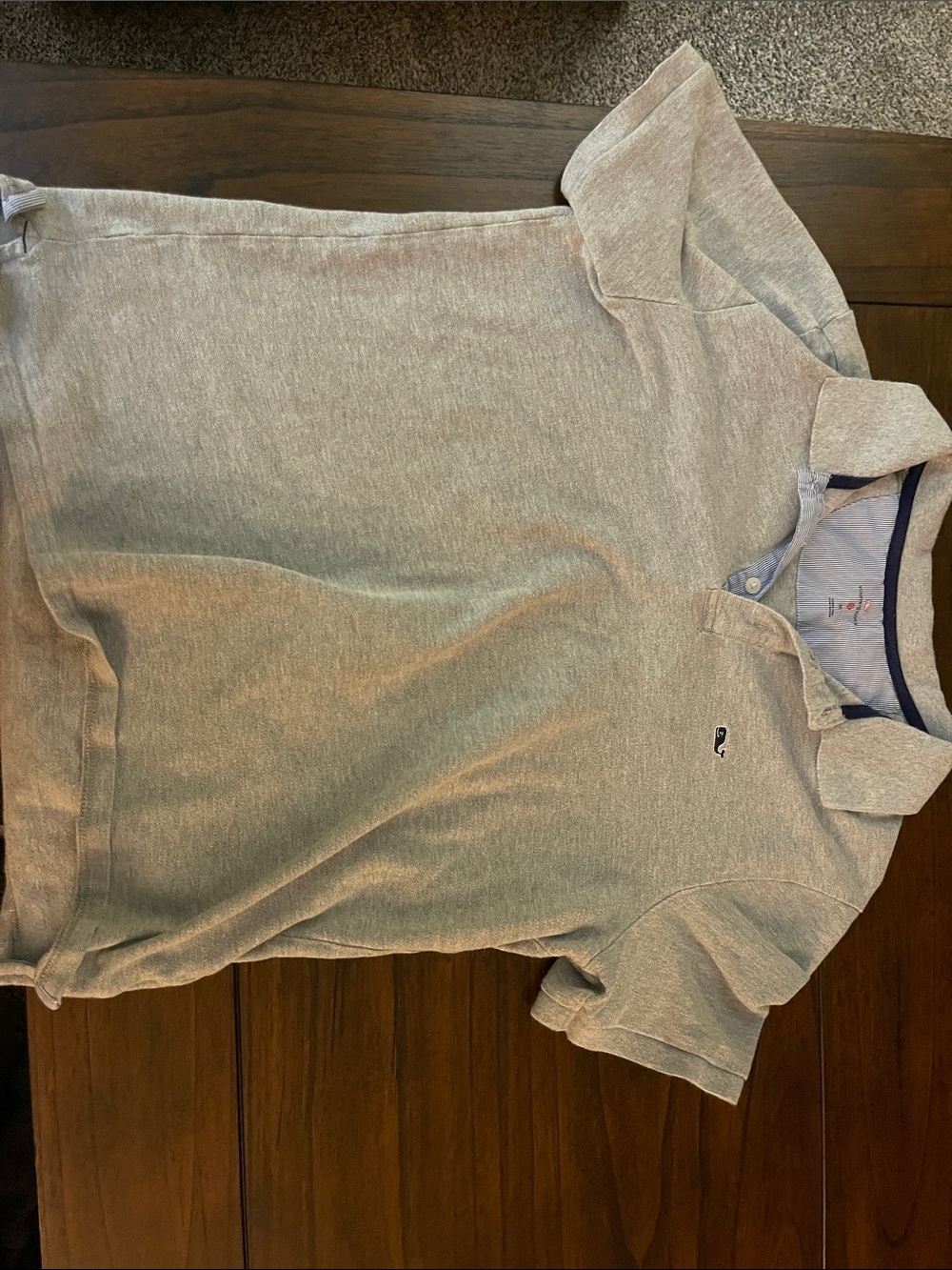 Vineyard Vines Men's Heather Gray Polo